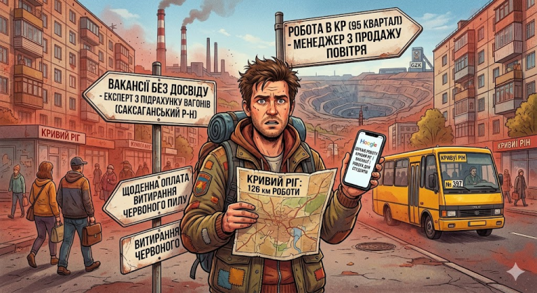 Як я шукав роботу в Кривому Розі: Квест довжиною в 126 кілометрів
