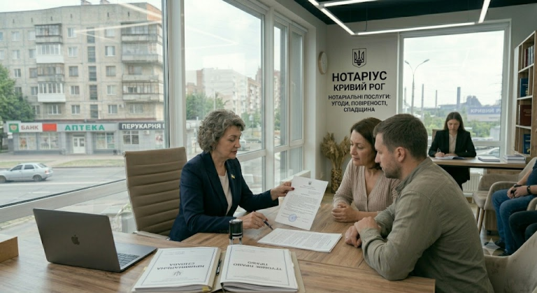 Нотариус в Кривом Роге: все об оформлении документов и заверении сделок