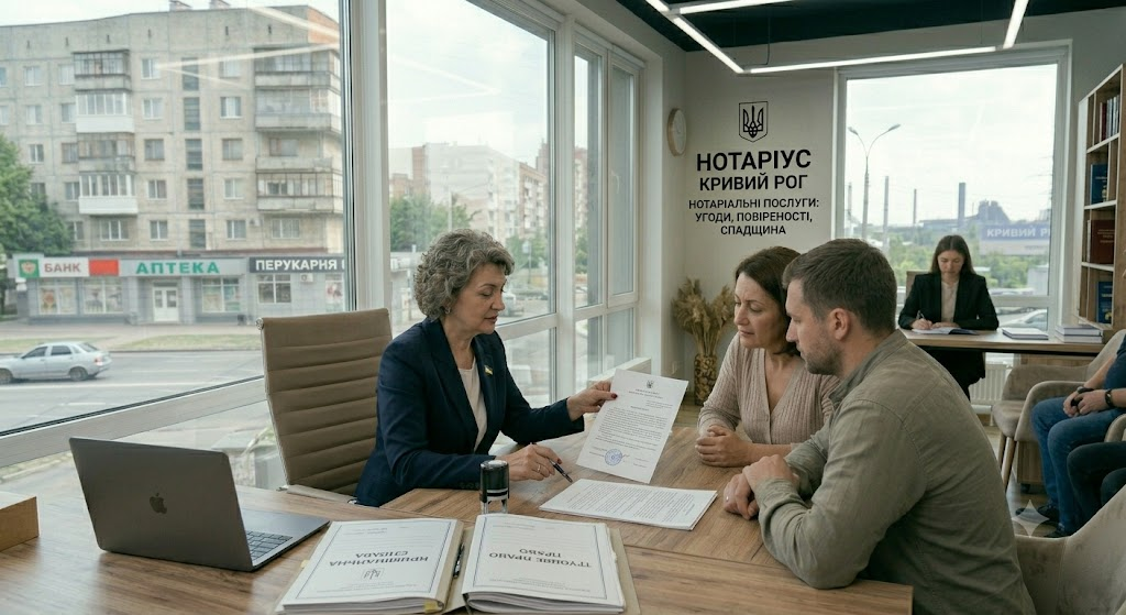 Нотаріус у Кривому Розі: все про оформлення документів та засвідчення угод
