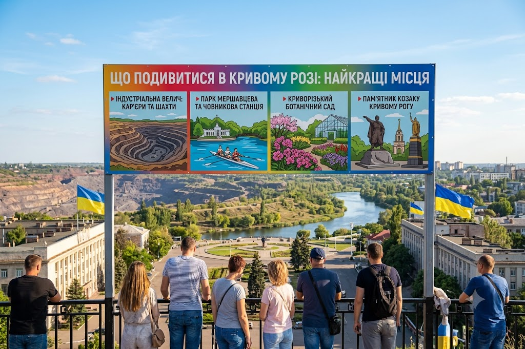 Визначні пам’ятки Кривого Рогу: від геологічних див до індустріальної величі Визначні пам’ятки Кривого Рогу: від геологічних див до індустріальної величі