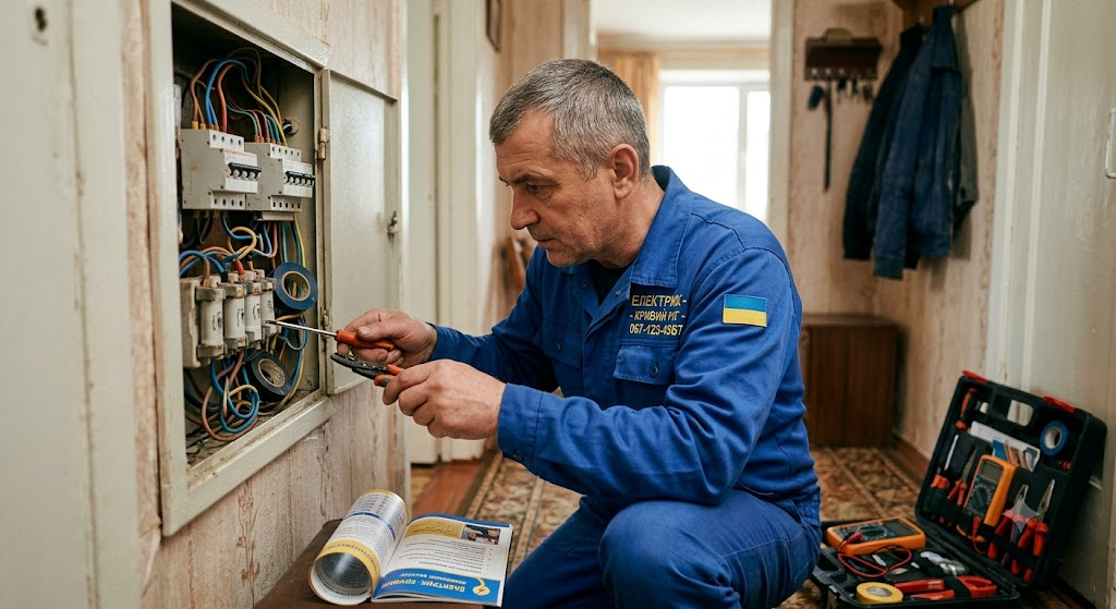 Електрик у Кривому Розі: як знайти професіонала та забезпечити безпеку вашої оселі