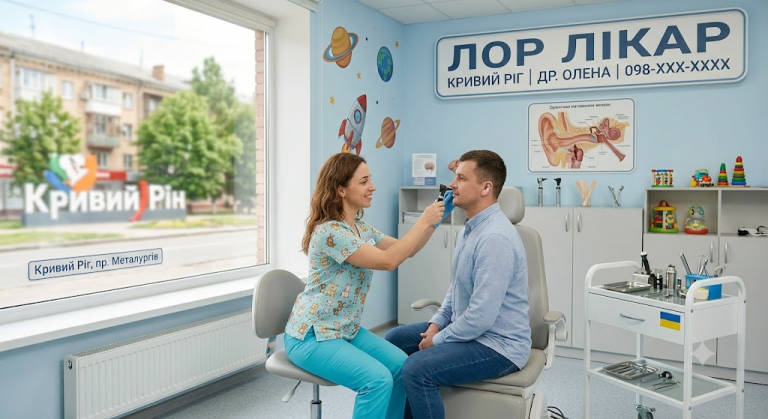ЛОР у Кривому Розі: як знайти фахівця та до чого готуватися на прийомі
