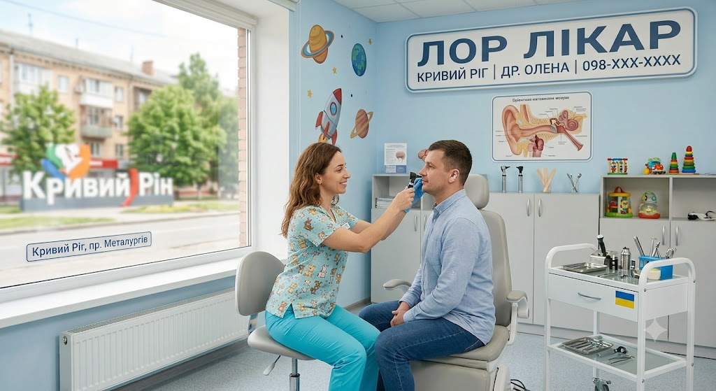 ЛОР у Кривому Розі: як знайти фахівця та до чого готуватися на прийомі