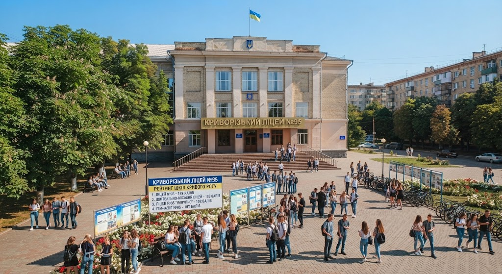 Рейтинг шкіл Кривого Рогу: найкращі ліцеї за результатами НМТ Рейтинг шкіл Кривого Рогу: найкращі ліцеї за результатами НМТ